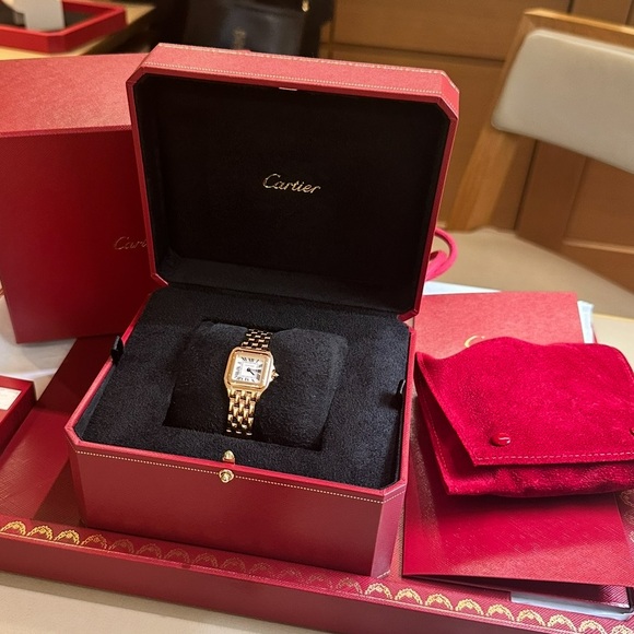 Cartier Accessories - CARTIER Panthère de Cartier watch Small model rose gold